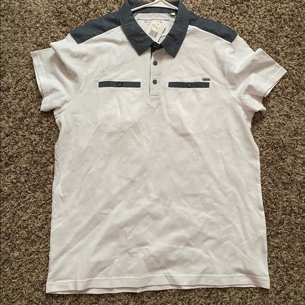 Men’s guess polo shirt